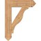 Ekena Millwork Funston Arts & Crafts Smooth Bracket, Western Red Cedar, 5 1/2"W x 26"D x 34"H BKT06X26X34FST03SWR - alternate 2